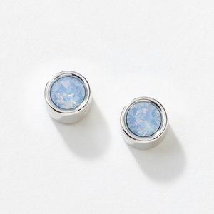 NEW! TouchStone Crystal Air Blue Ice Earrings